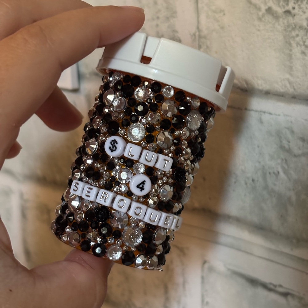 Bedazzled Pill Bottle